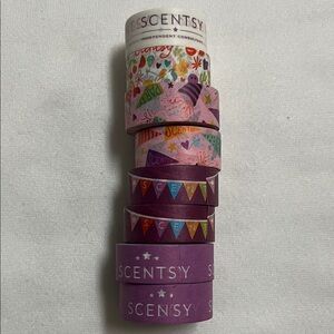 Scentsy Purple & Multicolor Decorative Washi Tape Stack